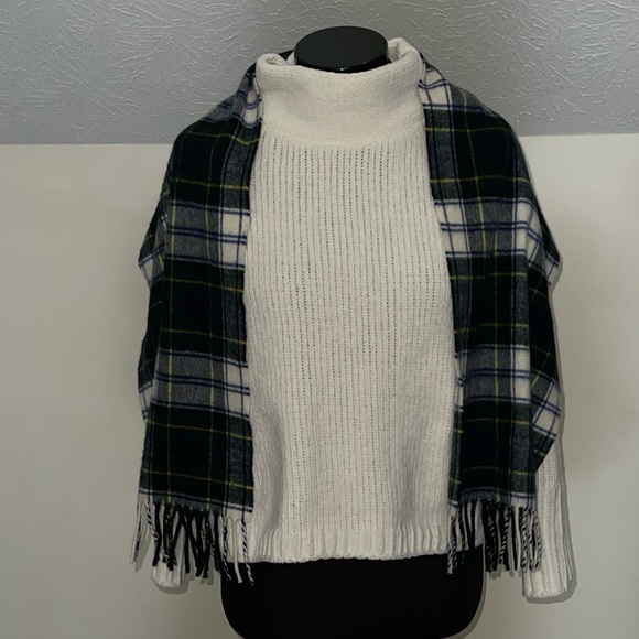 Women’s Philosophy winter white sweater loose turtleneck - Picture 5 of 11